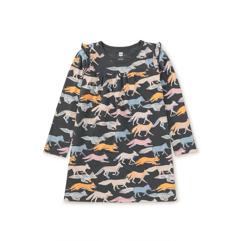 Tea Collection Long Sleeve Mighty Mini Dress – Fleet Foxes