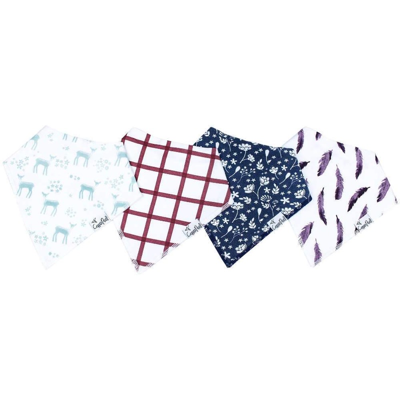 Copper Pearl Baby Bandana Bibs | Fawn