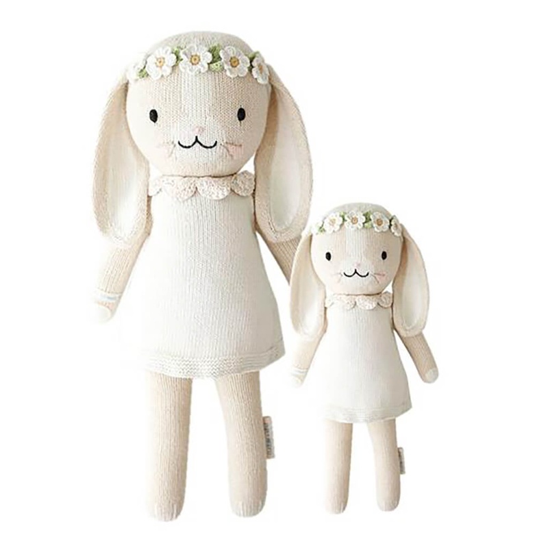 Hand Knit Doll Hannah The Bunny