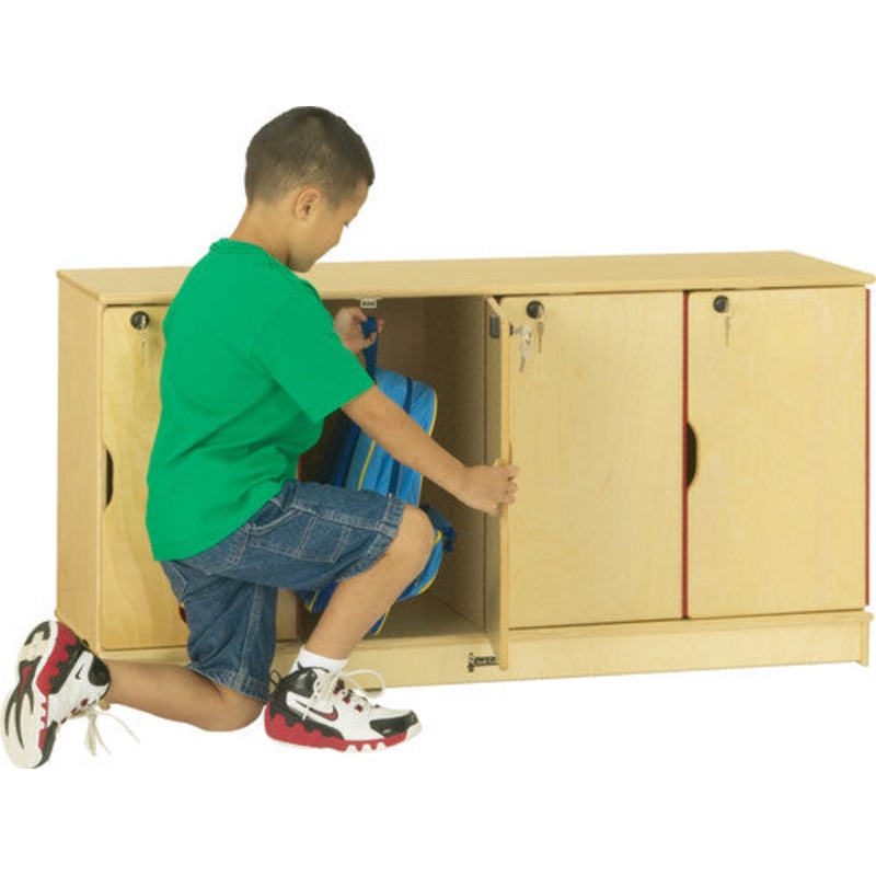 Jonti-Craft Stacking Lockable Lockers, Single Stack