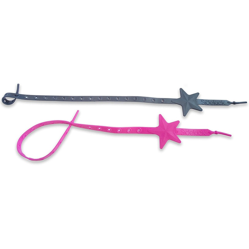 Lil’ Sidekick Multi-Function Tether, 2 Pack – Charcoal/Pink
