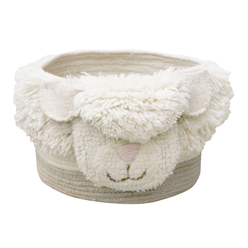 Lorena Canals Woolable Basket – Pink Nose Sheep