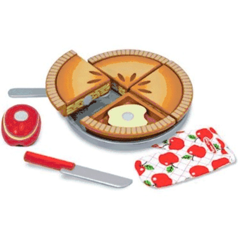 Melissa & Doug Wooden Make & Serve Apple Pie Set