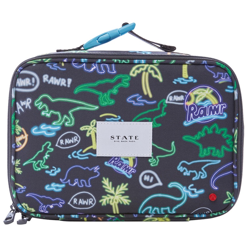 State Bags Rodgers Lunch Box – Neon Dino