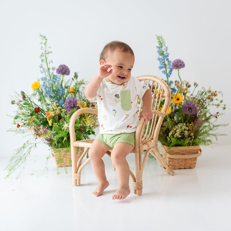 Toddler Crew Neck Tee in Wildflower