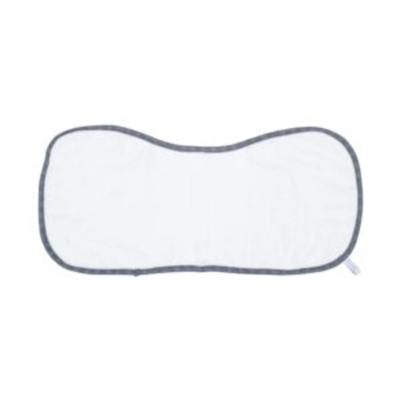 Bamboo Burp Cloth – White/Blue