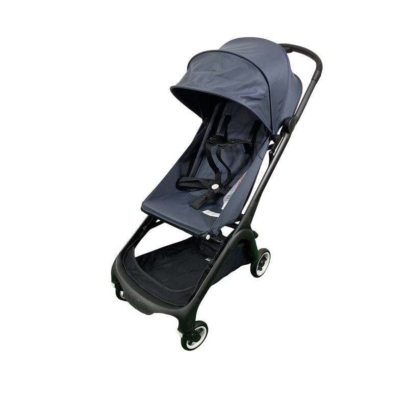 Bugaboo Butterfly Stroller, 2024, Black, Stormy Blue, Stormy Blue