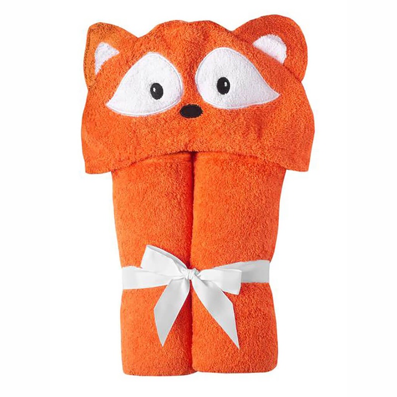 Character Hooded Towel Fox
