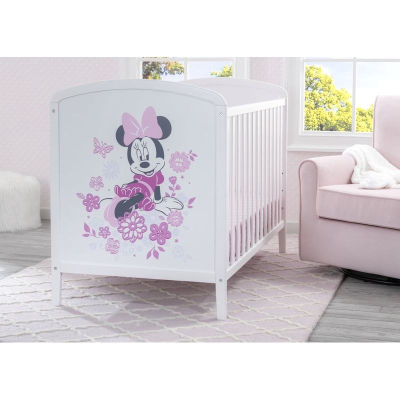 Disney Minnie Mouse 3-in-1 Convertible Baby Crib