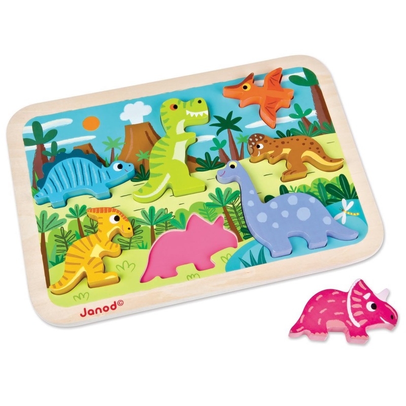 Janod Dinosaurs Chunky Puzzle