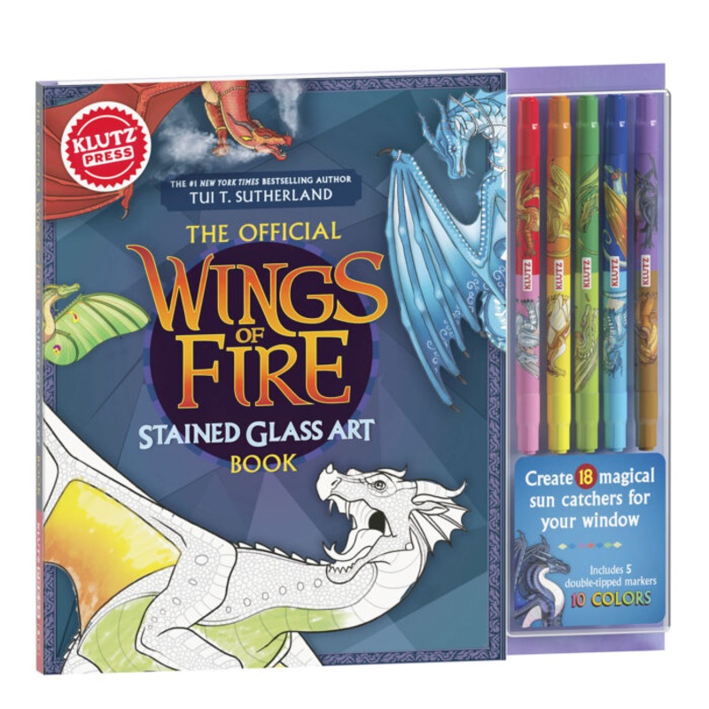 Klutz The Official Wings Of Fire Stained Glass Art Book