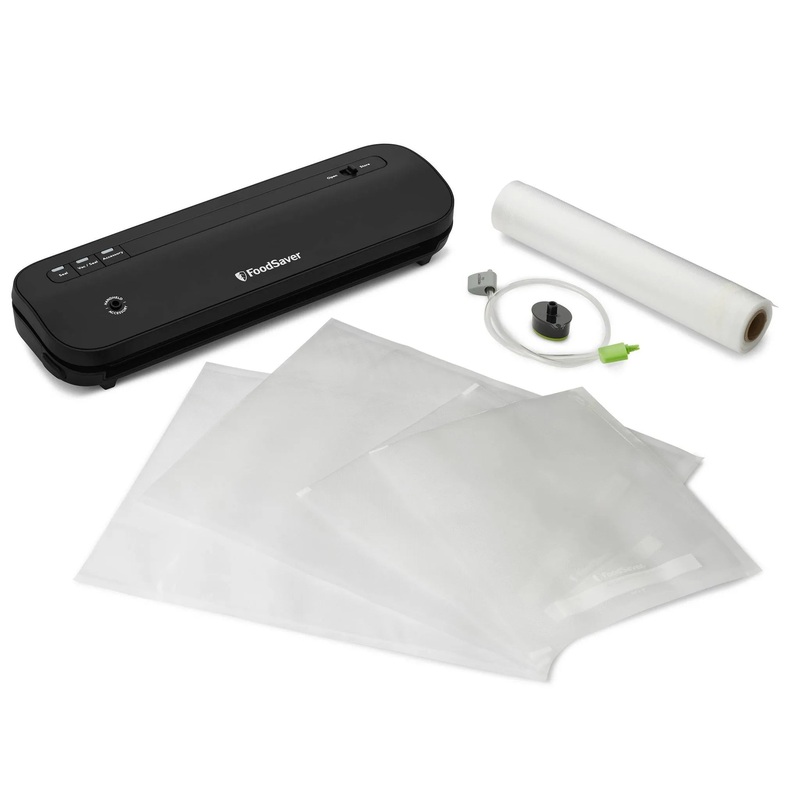 Space-Saving Vacuum Sealer with Bags