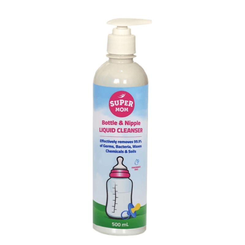 Super Mom Bottle & Nipple Cleaner Liquid – 500 ML