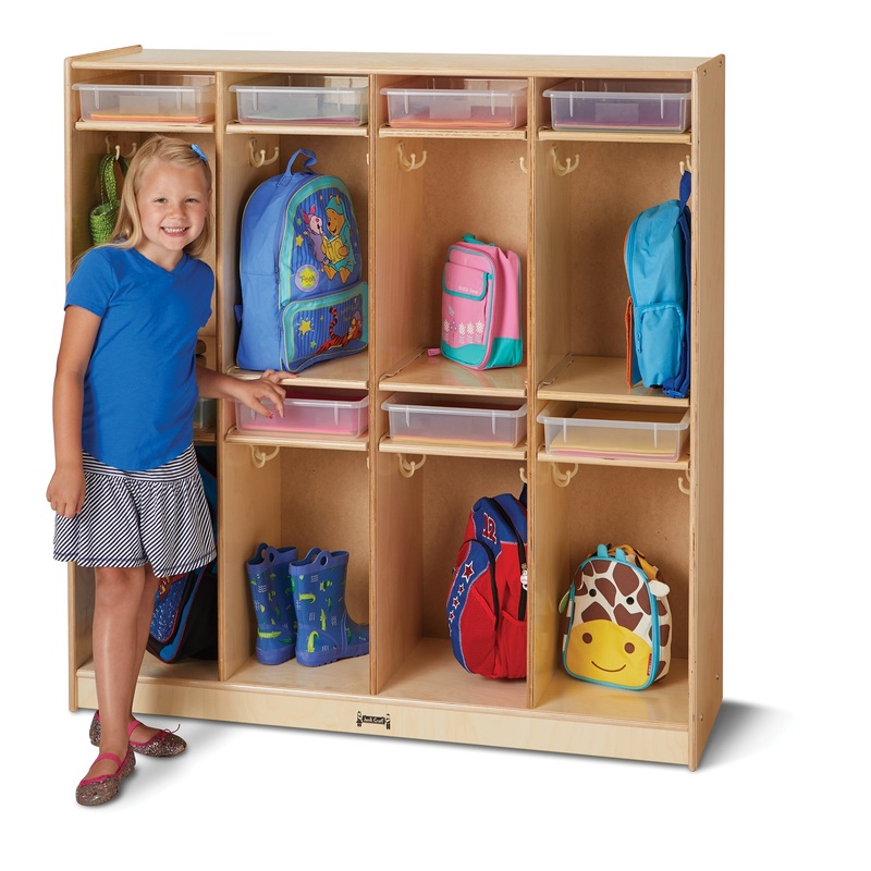 Jonti-Craft Take Home Center  8 Section  with Clear Paper-Trays