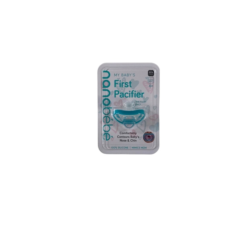 Nanobb Flexy Pacifiers, 0M+, 1 Pack, Teal
