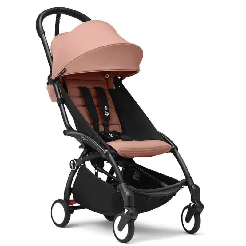 Stokke – YOYO 3 Stroller 6+ – Black Frame + Ginger