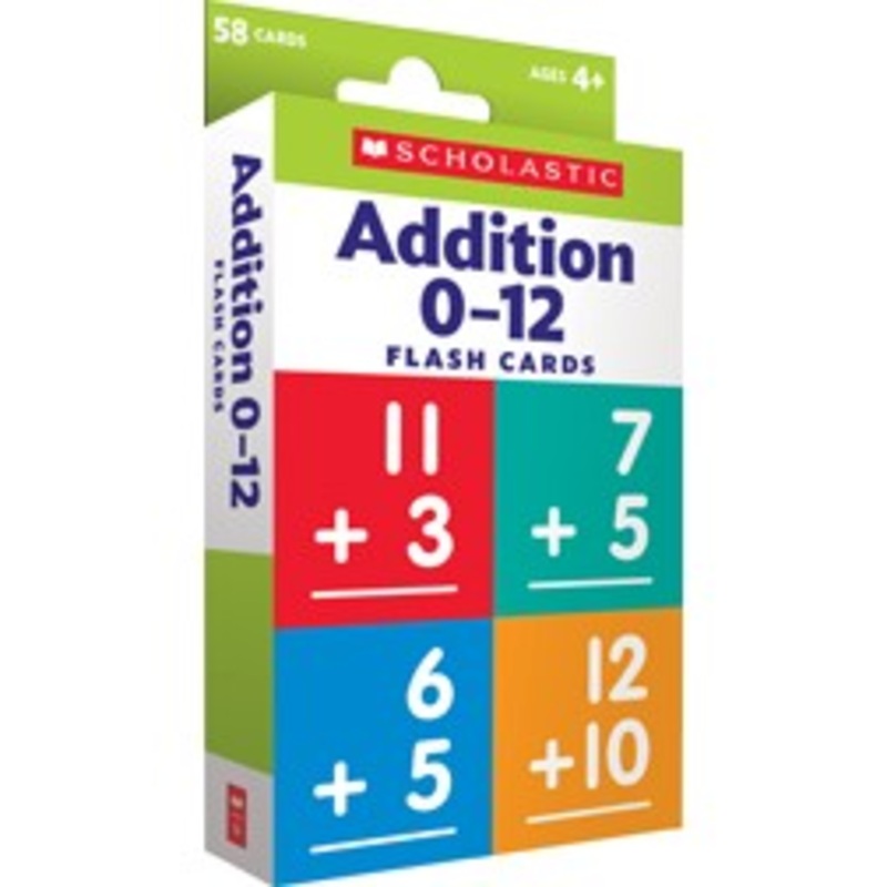 Addition Flash Cards (0-12)