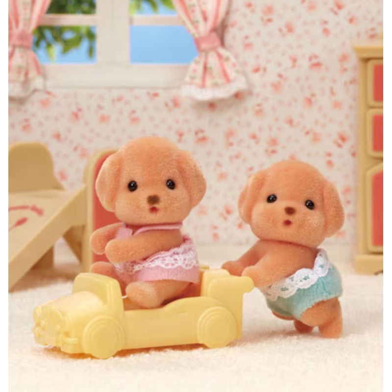 Calico Critters Toy Poodle Twins