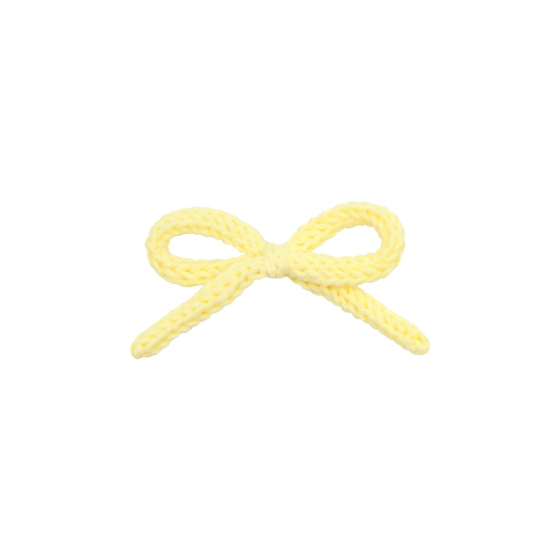 Crochet Bow – Lemonade Clip