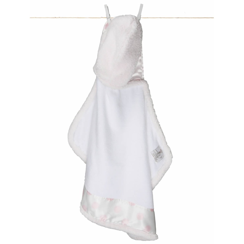 Little Giraffe New Dot Towel in Pink