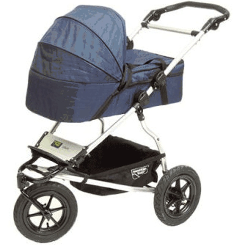 Mountain Buggy Urban Jungle 2007 Single Cot with Storm Cover in Navy