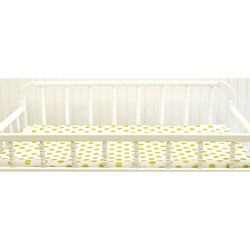 New Arrivals Gold Rush in Mist Changing Pad Cover