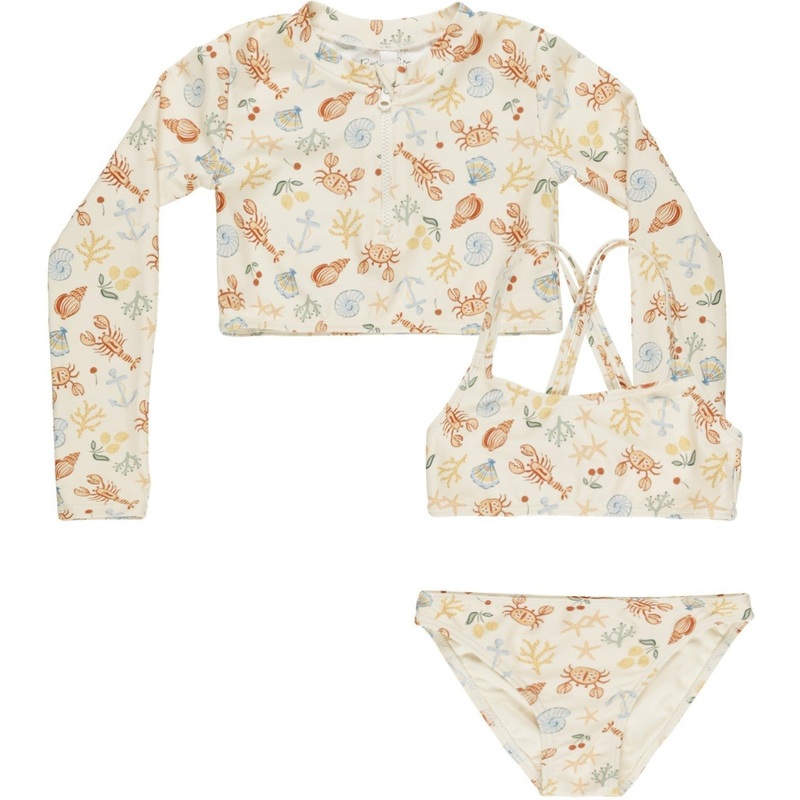 Rylee + Cru Crop Rashguard Set || Nautical