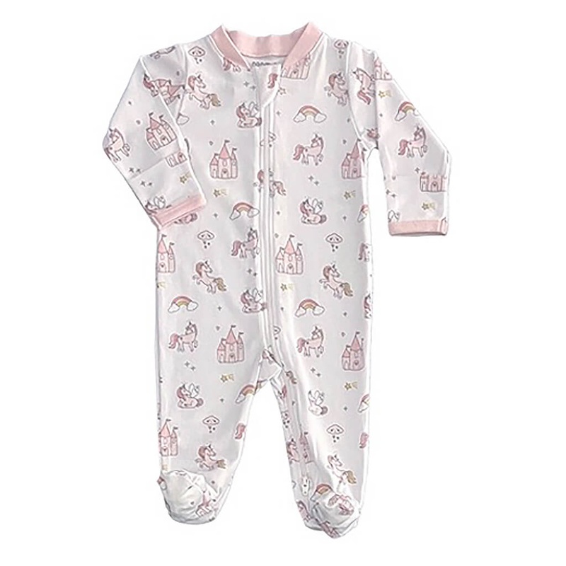 Zipper Footie Unicorn World