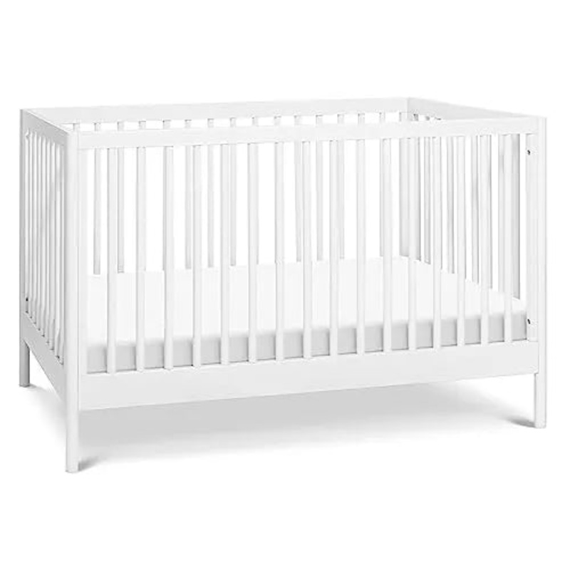 Birdie 3-in-1 Convertible Crib – White