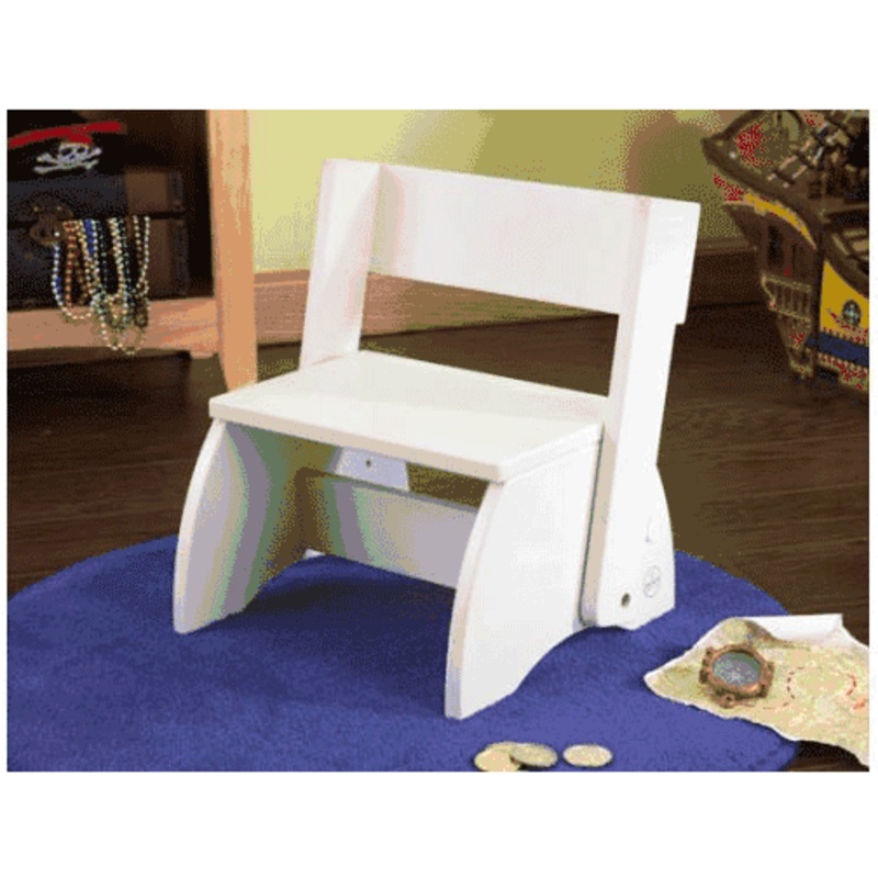 KidKraft Large Flip Stool in White