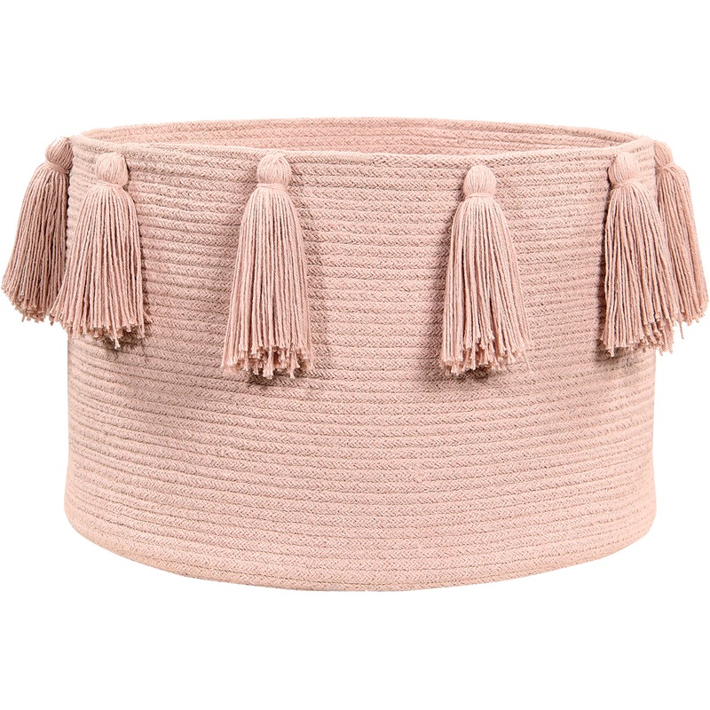 Lorena Canals Tassels Basket – Vintage Nude