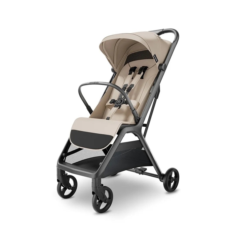 MAMA & BABY Packa Travel Stroller with One-Hand Automatic Folding, Ultra-Compact – Khaki