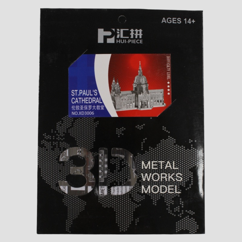 3D Metal Puzzle Model  St. Paul’s Cathedral