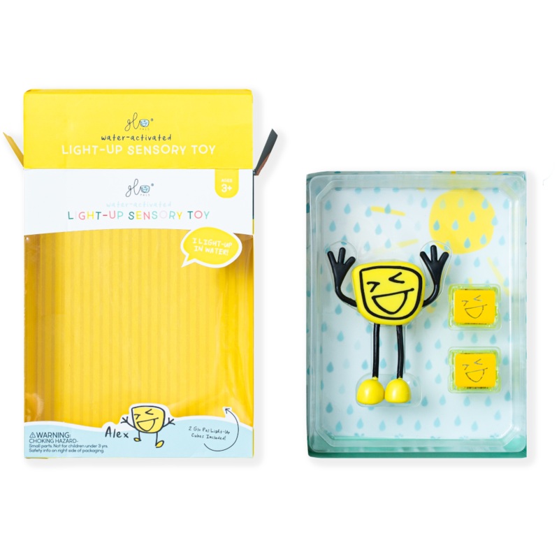 Glo Pals Alex Character with 2 Light-Up Cubes