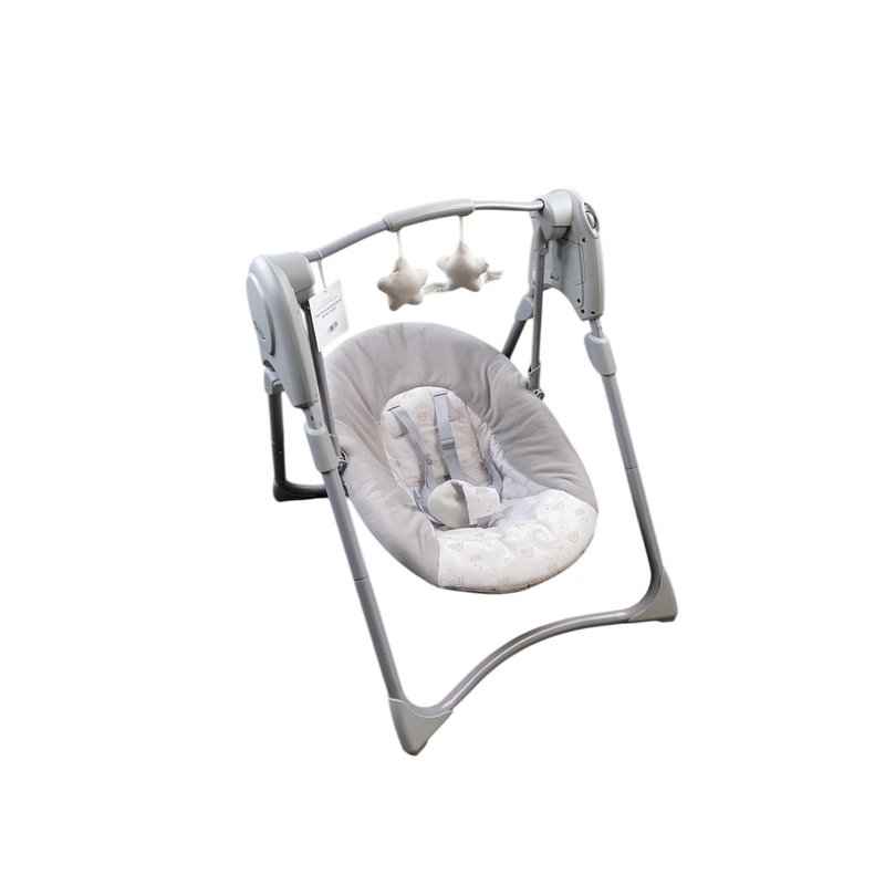 Graco Slim Spaces Compact Baby Swing, Reign