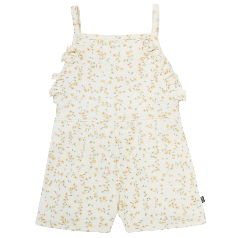 Infant & Toddler Girls Ivory Vines Ruffle Romper