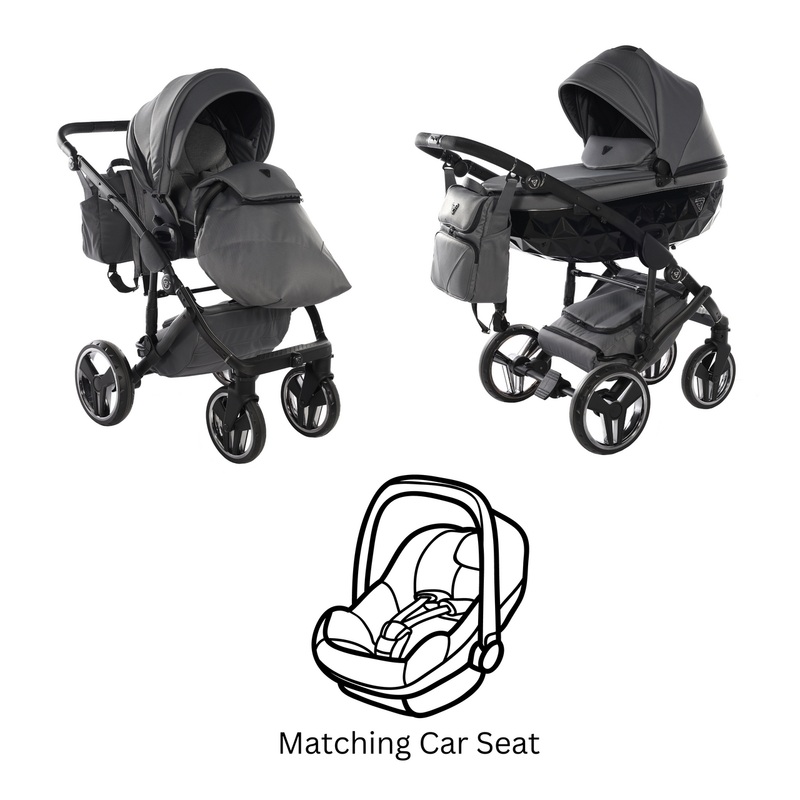 JUNAMA CORE BLACK NICKEL – 3IN1 (INCLUDES CAR SEAT)
