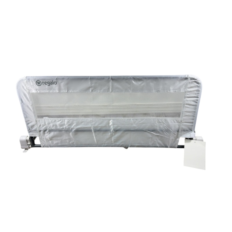 Regalo Swing Down Bed Rail, White, Single, 43in