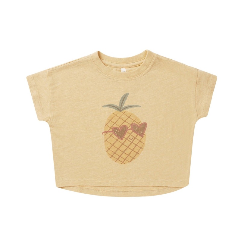 Rylee + Cru – Boxy Tee – Pineapple