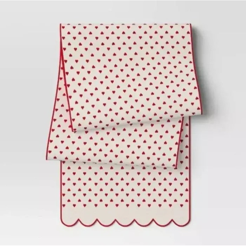 72″x14″ Hearts Table Runner