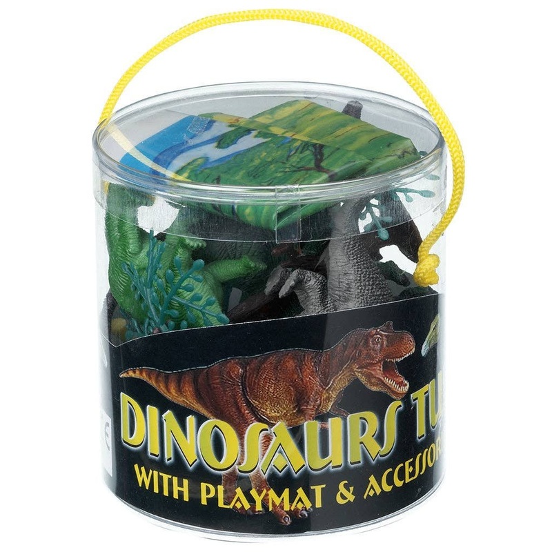 Dinosaur Tub of Animals