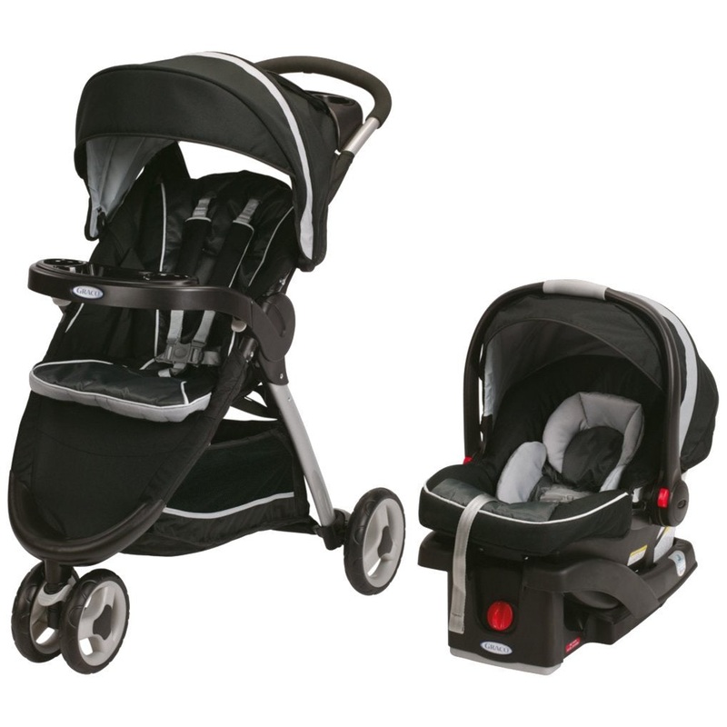Graco FastAction Fold Sport Click Connect Travel System, 2024, Gotham