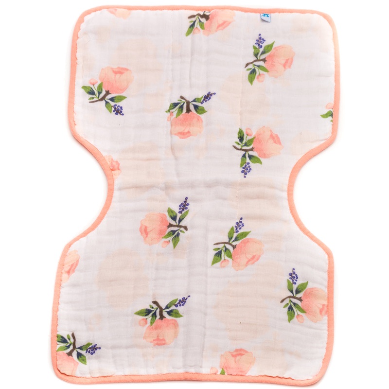 Little Unicorn Cotton Burp Cloth – Watercolor Rose