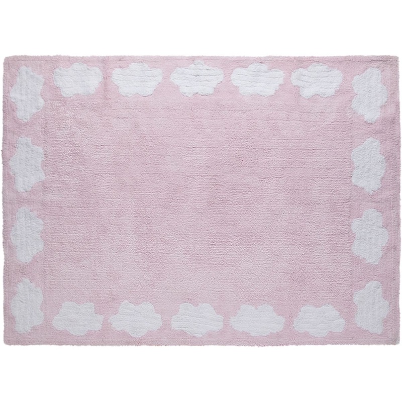 Lorena Canals Clouds Rug – Pink (4′ x 5′ 3″)