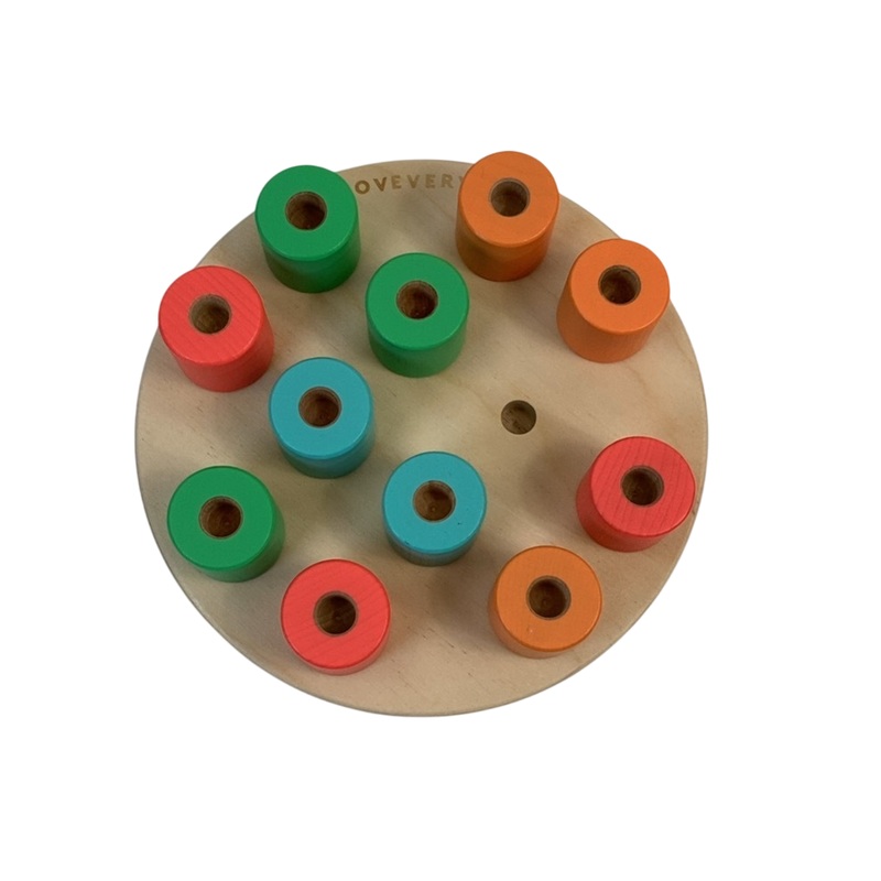 Lovevery Wooden Stacking Peg Board