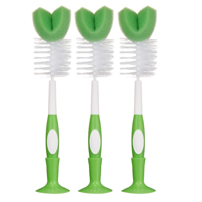 Mama Bear Bottle Brush 3 Pack, Green