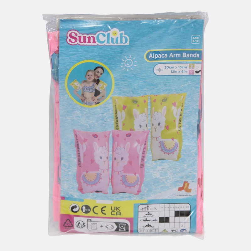 Alpaca Arm Bands  Pink