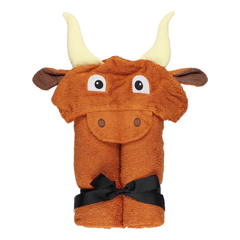 Character Hooded Towel Longhorn