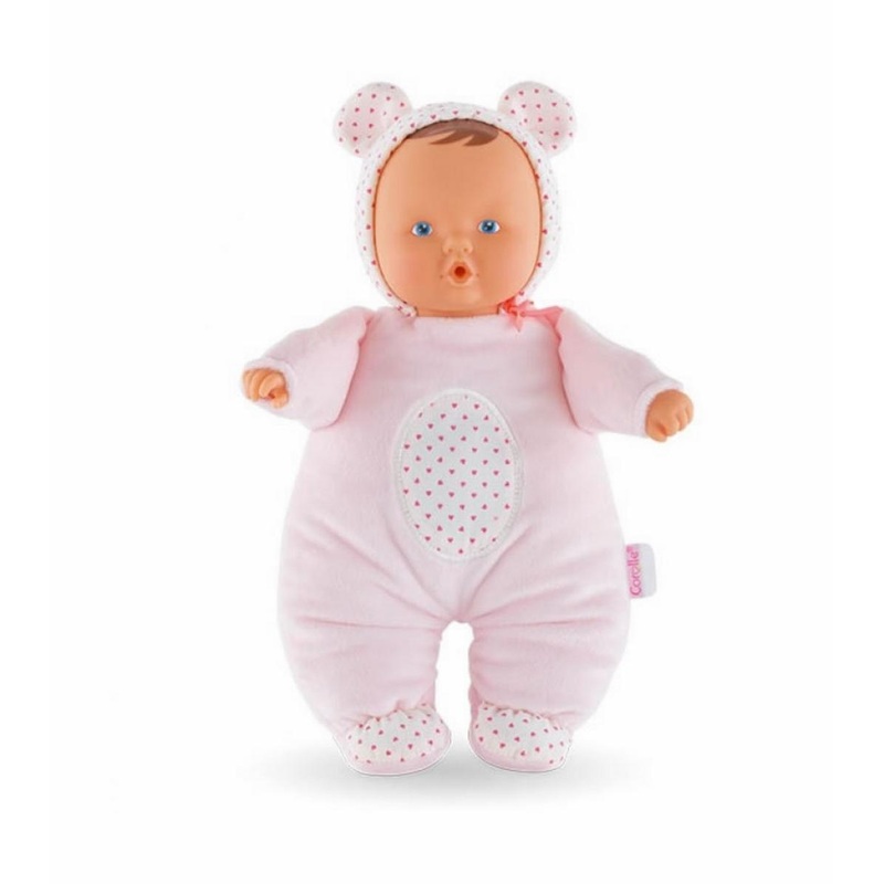 Corolle Babi Bear Nightlight Doll – Pink