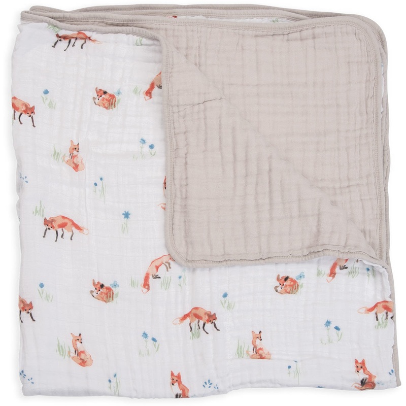 Little Unicorn Cotton Muslin Quilt – Fox